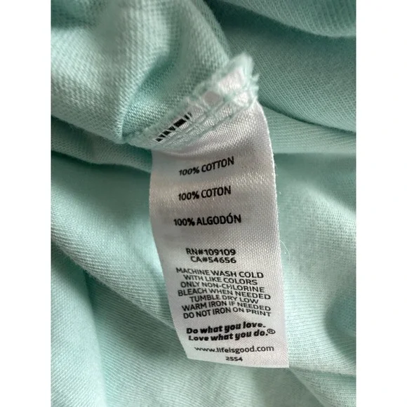 Life Is Good Women's T-Shirt XL 100% Cotton Graphic Tee - Picture 3 of 7